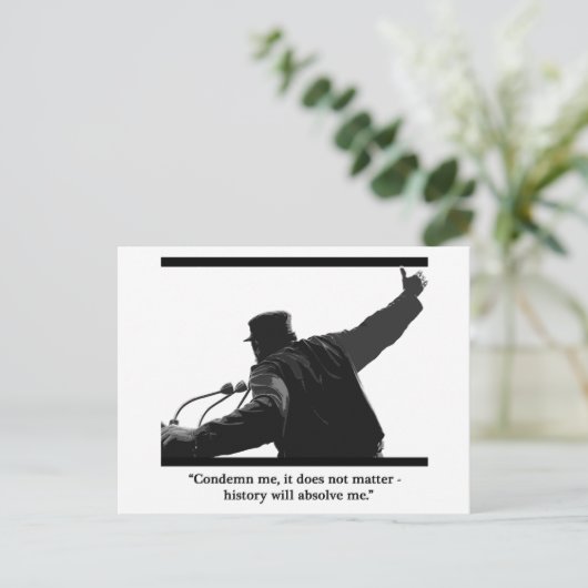 「非難せよ」 ポストカード (スタンド正面)