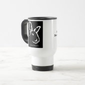 非難のウサギ2のタンブラー トラベルマグ (正面左)