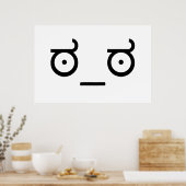 非難の表情ミーム ポスター (キッチン)