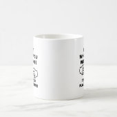 非難を勝ち負かすおもしろマグカップ コーヒーマグカップ (中央)