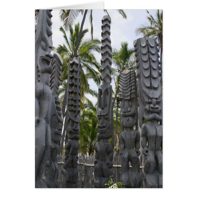 非難-カードの場所のTikiの保護者 (正面)