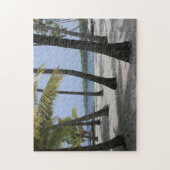 非難、ハワイの場所のココヤシの木 ジグソーパズル (縦)