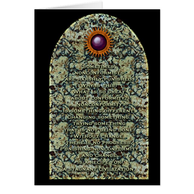 非順応者カード (正面)