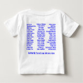 非食用のパンプキンパイ ベビーTシャツ (裏面)