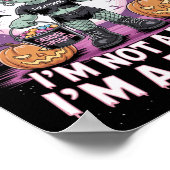非2進式ハロウィーンフランケンシュタイン代名詞はPではない ポスター (角)