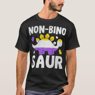 非Bino Saur恐竜アジェンダー非バイナリプルラブ Tシャツ