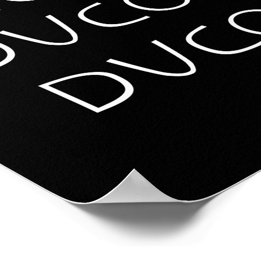 非ducor duco ポスター (角)