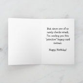 非E誕生日カード カード (内部)