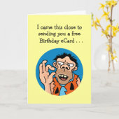 非E誕生日カード カード (黄色い花)