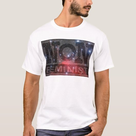非femの赤い星 tシャツ (正面)