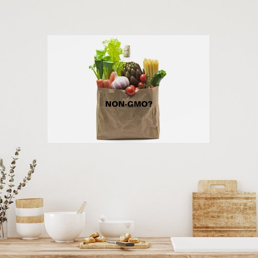 非GMO? ポスター (キッチン)