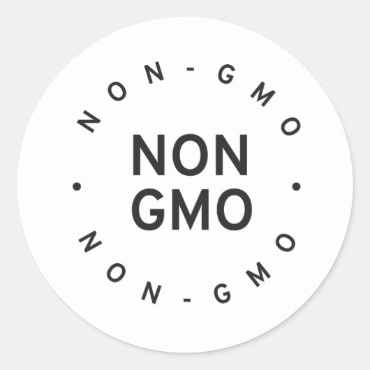 非GMO ラウンドシール (正面)