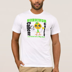 非Hodgkinsのリンパ腫の生存者のひよこのリボン Tシャツ