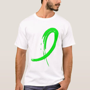 非Hodgkin'sリンパ腫のライムグリーンのリボンA4 Tシャツ