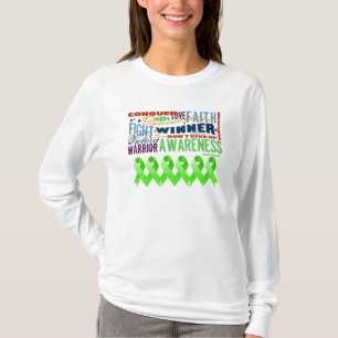 非Hodgkinsリンパ腫の感動的な単語 Tシャツ