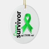 非Hodgkin'sリンパ腫の生存者19 セラミックオーナメント (右)