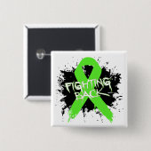 非Hodgkinsリンパ腫-抵抗します 缶バッジ (正面&裏面)