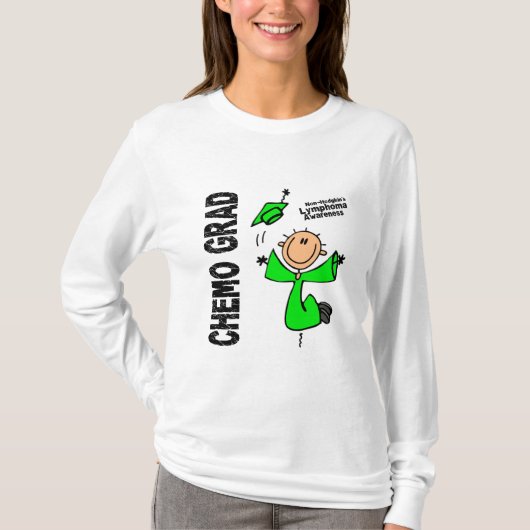 非Hodgkinsリンパ腫CHEMOの卒業生1 Tシャツ (正面)