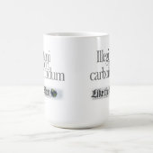 非Illegitimiのカーボランダムのコーヒー・マグ コーヒーマグカップ (中央)