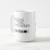 非Illegitimiのカーボランダムのコーヒー・マグ コーヒーマグカップ (正面左)