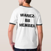 非Offcial Warez BBのTシャツ Tシャツ (裏面フル)