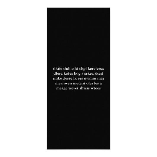 非Primum Nocere ラックカード (裏面)