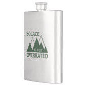 面が過大評価されていない フラスク (左)