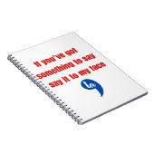 面と向かって言えよ ノートブック (右側)