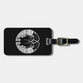 面のとげのあるロブスター荷物タグ ラゲッジタグ (正面横)