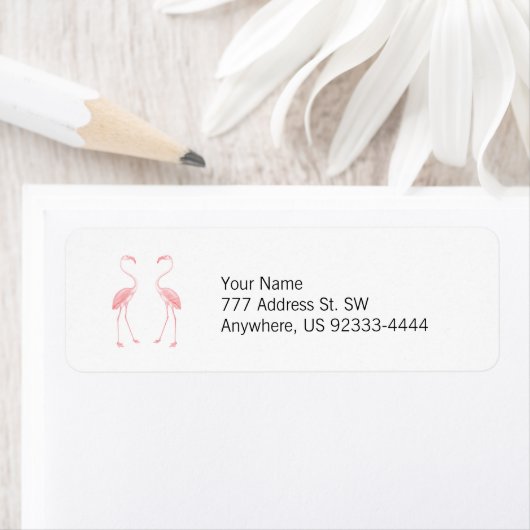 面フラミンゴ ラベル (インサイチュ)
