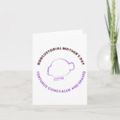 面会権のない母親のための母の日カード カード (正面)