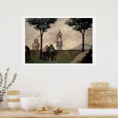 面会見から壁を見下ろす男たち ポスター (キッチン)