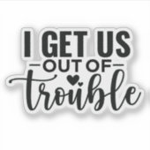 面倒から抜け出す シール (正面)