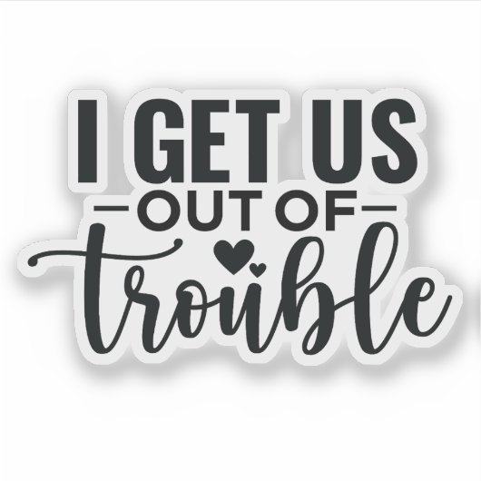 面倒から抜け出す シール (正面)