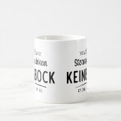 面倒くさがりな星座のユーモアギフト コーヒーマグカップ (中央)