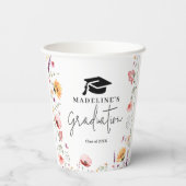 面倒なワイルドフラワー卒業の価値のあるタッセル 紙コップ (裏面)