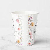 面倒なワイルドフラワー卒業の価値のあるタッセル 紙コップ (左)