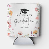 面倒なワイルドフラワー卒業の価値のあるタッセル 缶クーラー (正面)