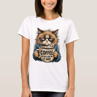 面倒な大人になるのが難しいからコーヒー Tシャツ