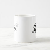 面白いあくび コーヒーマグカップ (中央)
