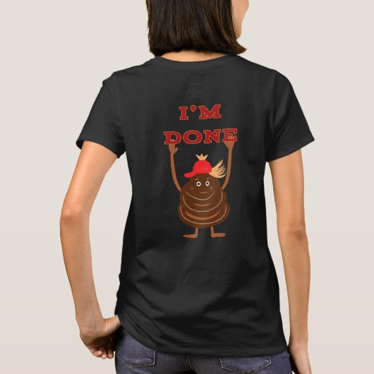 面白いうんち Tシャツ (裏面)
