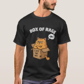 面白いおこったネコ | 怒りの箱 | この箱が嫌い Tシャツ (正面)