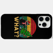 面白いおばかセーター クリスマスTシャツいたずらネコ サンタクロース Case-Mate iPhoneケース (裏面 (横))