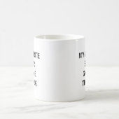 面白いお姉ちゃんからもらったプレゼント コーヒーマグカップ (中央)