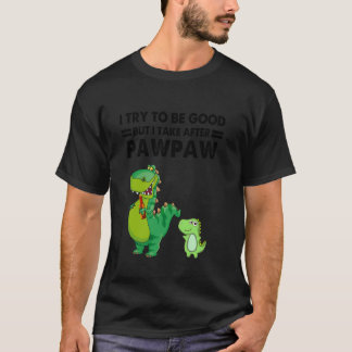 面白いお孫さん、おじいちゃん譲りで良い子に育って Tシャツ