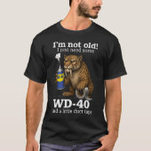 面白いお年寄りのギフト|面白い動物 私は年寄りじゃない Tシャツ (正面)