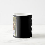 面白いお母さんありがとう我に付き合ってくれて 1 写真 black  コーヒーマグカップ (中央)