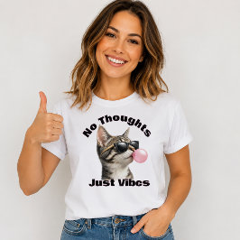 面白いかっこいい猫ただのビブス Tシャツ