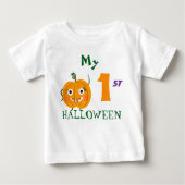 面白いかぼちゃ ベビーTシャツ (正面)