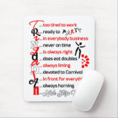 面白いけど本当のトリニダード人の説明 マウスパッド (マウス)